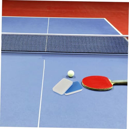 2pcs Table Tennis Bat Cleaner Racket Cleaning Sponge Brush White Sponge Dusting Paddle Supplies
