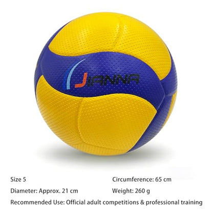 JINNNA Professional Volleyball Wear Resistant, Anti Slip, Super Strong Touch, High Elasticity Inner Tank, Indoor and Outdoor Universal Training Competition Edition