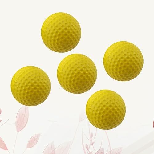 UKCOCO 5pcs Elastic Golf Balls Practice Balls Soft for Men Training Aids for Use