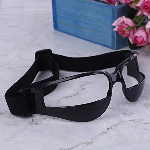 Olgaa Basketball Goggles Sport Dribble Specs Black (2 Pieces) - Sports Dribbling Specs Training Aid for Teenagers Kids Gifts