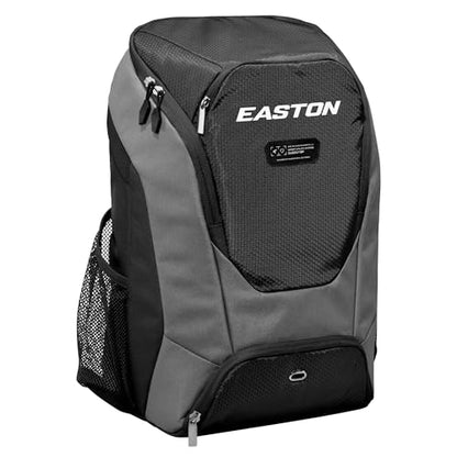Easton Dugout Backpack Equipment Bag | Baseball & Softball | Multiple Colors - color: Black