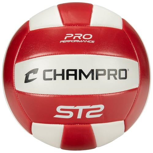 Champro ST2 Indoor/Outdoor Volleyball - color: Scarlet