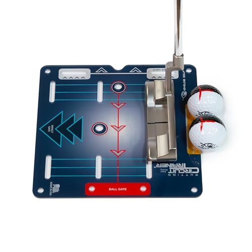 EyeLine Golf Putting Mirror, Circuit Trainer, Portable Putting Alignment Training Aids with Carry-on Bag, Indoor and Outdoor Practice, Golf Accessories, for Trainer - color: Blue Trainer