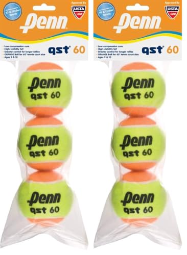Penn Tennis Balls Penn - color: orange/yellos, size: 60 balls (Pack of 2)