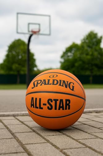 Outdoor Basketball, All-star Official Size Basketball Ball – Indoor Outdoor Basketball with Deep Grip Channels – Durable Basketball for Training, Practice, Adults & Teens