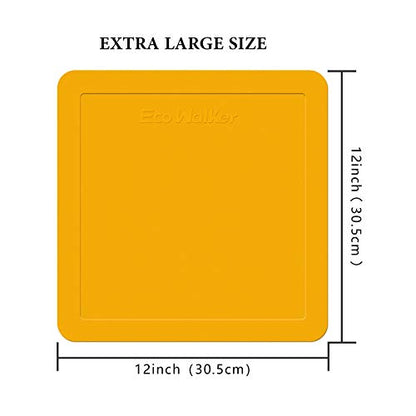 12inch Flat Square Spot Marker Multi-Color Exercise Kids Floor Playmat (12pcs)
