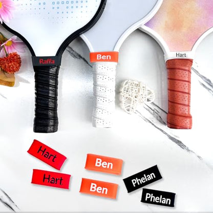 Pickleball Name Bands for Paddles 2PCS Silicone Pickleball Paddle Name Bands Personalized Engraved on Racket Racquetball Ping Pong Paddle, Bicycles Handles - color: 1 PCS