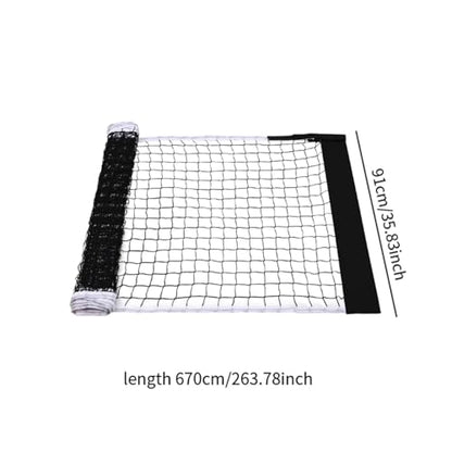 Pickleball Net Practice Detachable Portable Pickleball Net Replacement Oxford Polyester Material Sturdy and Lightweight Suitable for