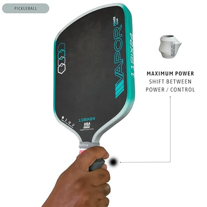 Pickleball Training Aid Designed for Power, Precision & Control | Multi-Position Grip Tool for Real-Play Feedback and Adjustable Fit | Enhances Comfort, Accuracy - 2 Pack - color: Black