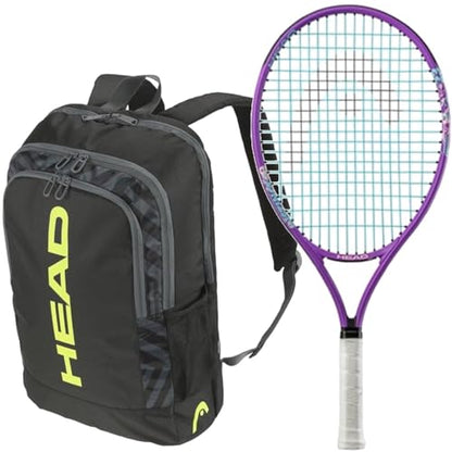 Head Instinct Junior Tennis Racquet Bundled w a Head Base Tennis Bag or Backpack - size: 25" Racquet, style: Tennis Backpack