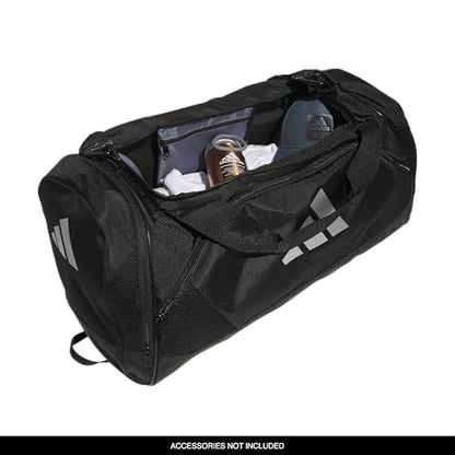 adidas Team Issue Duffel Bag – Durable for Sports & Travel - color: Black/White/2