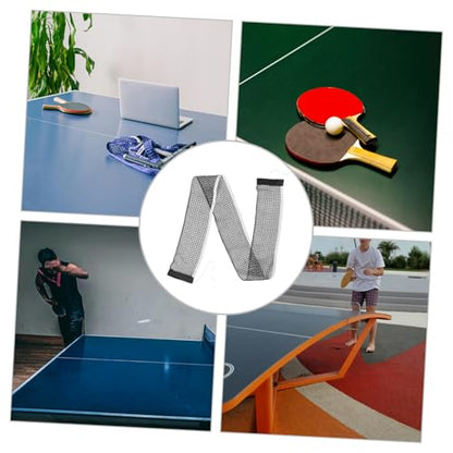 POPETPOP Retractable Table Tennis Net with Dense Mesh for Ball Retention Easy Setup and Storage Portable Training and Suitable for Indoor and