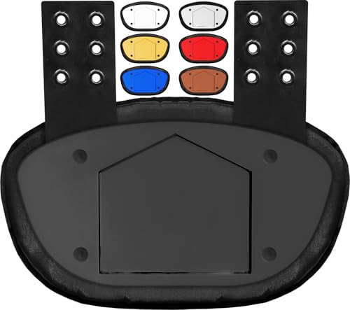 Football Backplate for Shoulder Pads with High Impact Padding, Adult & Youth Lower Backplate Football - color: Black, size: Adult