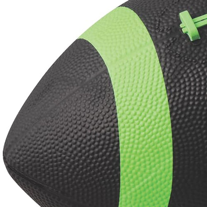 Champion Sports Weighted Football - color: Black/Neon, size: 3-Pound
