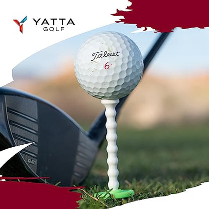 YATTA GOLF Telos Premium Golf Tees, Adjustable Golf Tees, Tee Off with Greater Consistency and Shoot Better Scores