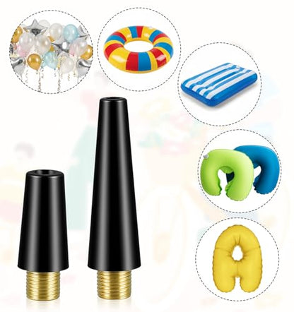 Air Pump Attachments, 4PCS Inflation Ball Pump Needles & Nozzle Adapters for Balloons, Bike Tires and Inflatable Toys, Basketball Pump Needles