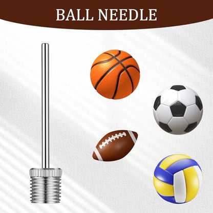 16 Pcs Universal Air Pump Adapter Kit, Bike Pump Valve Adaptors, Ball Pump Needles, Inflatable Nozzles for Inflatable Pool Toys, Bike Tires, Air Compressor, Air Mattress, Basketball