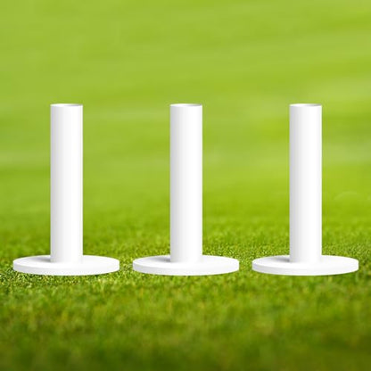 FINGER TEN Golf Rubber Tees Driving Range Value 3/4 Pack, Mixed or Same Size 1.5’’ 2.25’’ 2.75’’ 3’’ for Durable Practice Mat Holds Ball Well