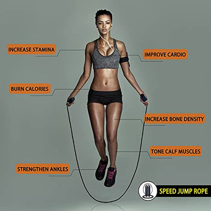 Agility Ladder Speed Training Equipment Set-20ft Agility Ladder 4 Adjustable Hurdles Running Parachute Jump Rope Speed Training Equipment for Soccer Football Basketball
