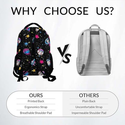 Personalized Baseball Backpack for Boys, Custom Kids Baseball Drip School Bag - 17" Youth Sports Bookbag for Elementary Middle School - color: Black