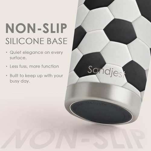 Soccer Tumbler 20oz Stainless Steel Insulated, Travel Coffee Cup, Sport Tumblers Gifts for Soccer Lovers, Men Women, Coach, Birthday, Christmas - color: Soccer