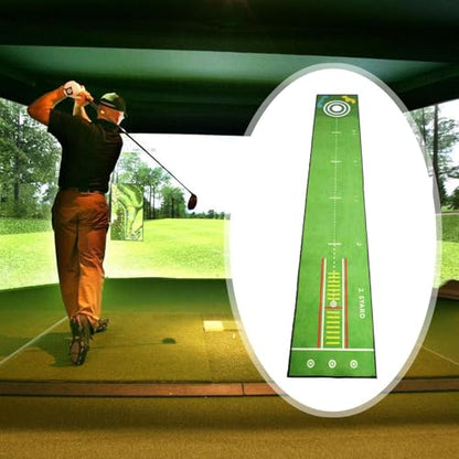 Menolana Golf Putting Mat for Training and Skill Development in Various Areas - color: Style B