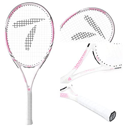 Teloon Tennis Rackets for Adults 2 pcs Recreational -27 inch Tennis Racquet for Men and Women College Students Beginner Tennis Racket.… - color: BLADE-V9-V10