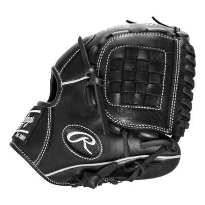Rawlings Gamer Contour Series Utility Baseball Glove | Youth | Travel | Infield | Outfield | First Base | Black | Right Hand Thrower | Left Hand Thrower - size: 10"