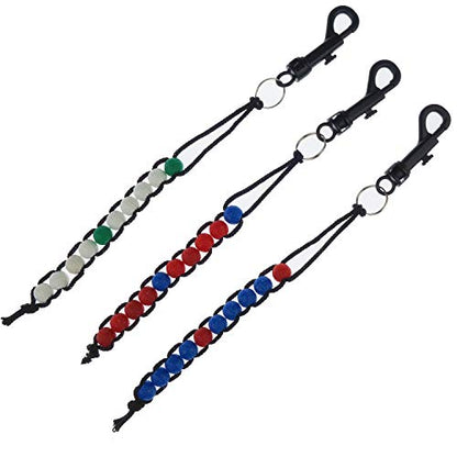 3 Pack Golf Beads Count Stroke Score Counter (3 Colors)