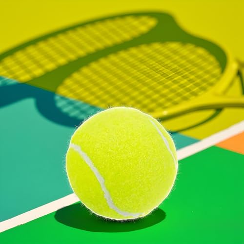 1Pc Green Tennis Elastic Low Level for Adults or Kids Beginners,Pressure Free for Self Tennis Practice,Large Volume Training Tool Outdoor Youth Junior Practice Professional Ball,Small