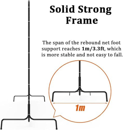 Rebound Practice Wall - Tennis Rebounder Net for Training Racquet Sports Ball Pickleball, Perfect Tennis Backboard Net for Tennis Court Backyard Outdoor Training