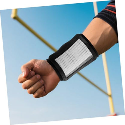 LIOOBO 2pcs Youth Football Play Wristband Wristband for Quarterback Softball Baseball Comfortable Flexible Arm Band for