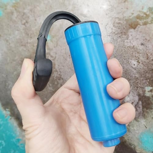 Sports Ball Air Pump - Compact Inflator with Needle for Football Soccer Volleyball | Manual Hand Pump for Gym, Outdoor Recreation, and Exercise Balls, Convenient and Portable Design 6.69x1.38 in