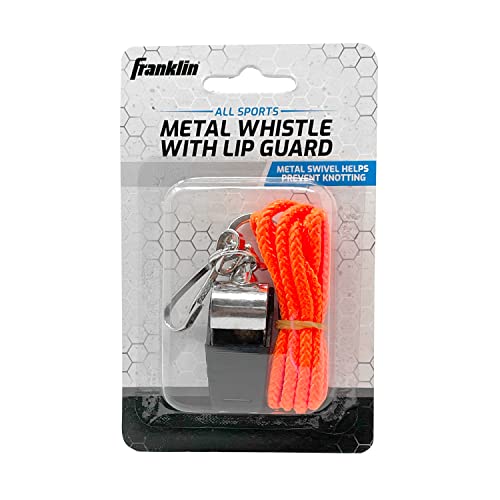 Franklin Sports All-Sport Metal Whistle with Lip Guard