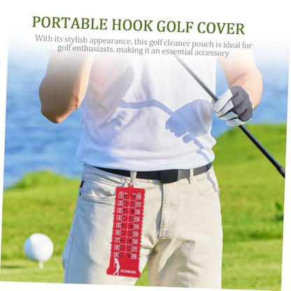 GANAZONO Compact Golf Score Counter Stroke Tracker Lightweight Portable Golf Accessories for Outdoor Practice Competition Fans