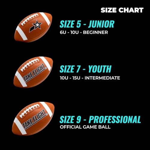TAKE Flight Football, Official Game Ball (ECO-Leather) - size: JUNIOR
