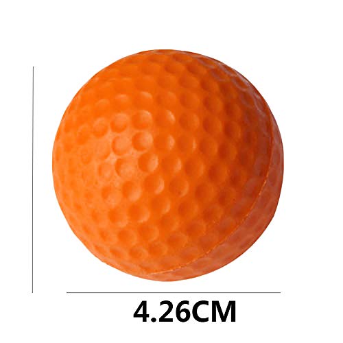 Dsmile 36 Pack Foam Golf Practice Balls Light Soft Elastic Training Multifunction Sport Balls - color: Orange*36