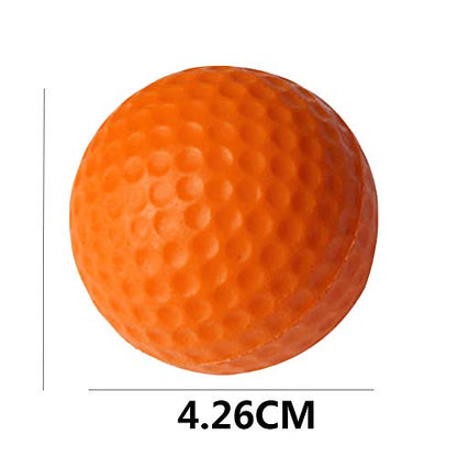Dsmile 36 Pack Foam Golf Practice Balls Light Soft Elastic Training Multifunction Sport Balls - color: Orange*36