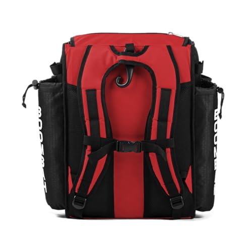 Boombah Superpack Mini Bat Pack - 8" x 12.5" x 18" - Multiple Colors - color: Black/Red