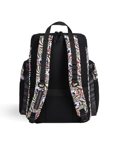 ARENA One Go Backpack Swimmer Athlete Daypack Large Size Equipment Swim Bag - color: Fun Skulls