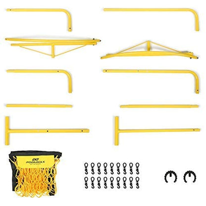 Soccer Rebounder Net, 2 Angle Soccer Bounce Back Net for Control, Passing Practice Training, 4x3ft Excellent Elasticity Rebound with Carry Bag, Portable for Teens & Adults