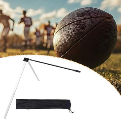 Football Kicking Tee Stand Football Kicking Stand Rugby Practice Stand Kicking Adjustable Placekicker Football Holder Metal Lightweight Quick