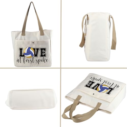 MBMSO Volleyball Tote Bag for volleyball players Volleyball Lover Gift Volleyball Mom tote Team coach Gift volleyball gym bag