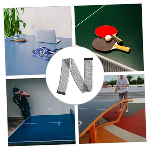 Portable Pong Net Retractable Table Tennis Net Frame Ball Trainer for Practice