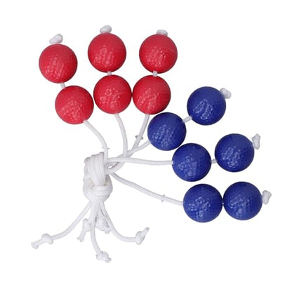 ZJchao Golf Ladder Toss Balls Golf Training Aid Tool 3 Red 3 Blue PE Material for Indoor Outdoor Practice with Durable Reliable Design