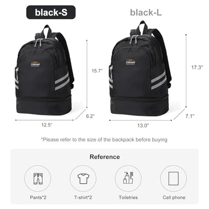 coofay Gym Backpack For Women Waterproof Sports Backpack With Shoe Compartment Lightweight Travel Backpacks Small Gym Bag Dance Volleyball Backpacks