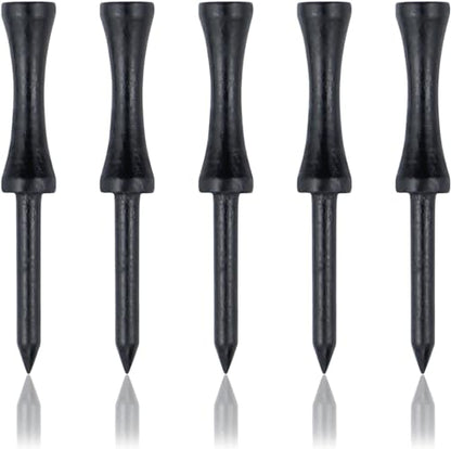 Step Down Golf Tees 2-1/8"or 2-3/4"or 3-1/4" 100 Count Wooden Golf Castle Tees