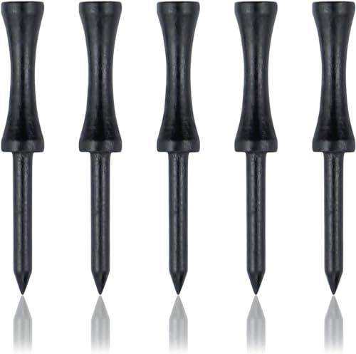 Step Down Golf Tees 2-1/8"or 2-3/4"or 3-1/4" 100 Count Wooden Golf Castle Tees