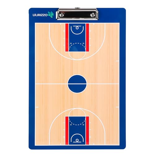 Basketball Dry Erase Coaches Clipboard, Basketball Clipboard for Coaches Double-Sided Basketball White Board for Coaches Writable and Erasable Basketball Dry Erase Board for Coaches Gift - style: Basketball