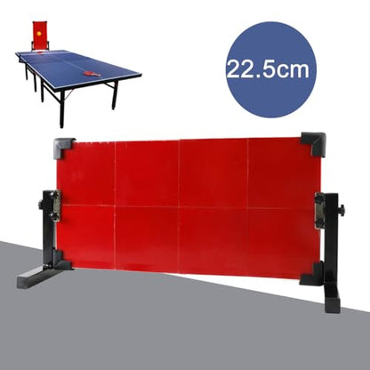 Table Tennis Rebound Board Rebounder with 8 Rubbers, Improved 2nd Generation Pingpong Return Board Self Training Equipment, Strong Steel Frame & Wheels (Stand Model) - style: 60 x 33cm - Table Model